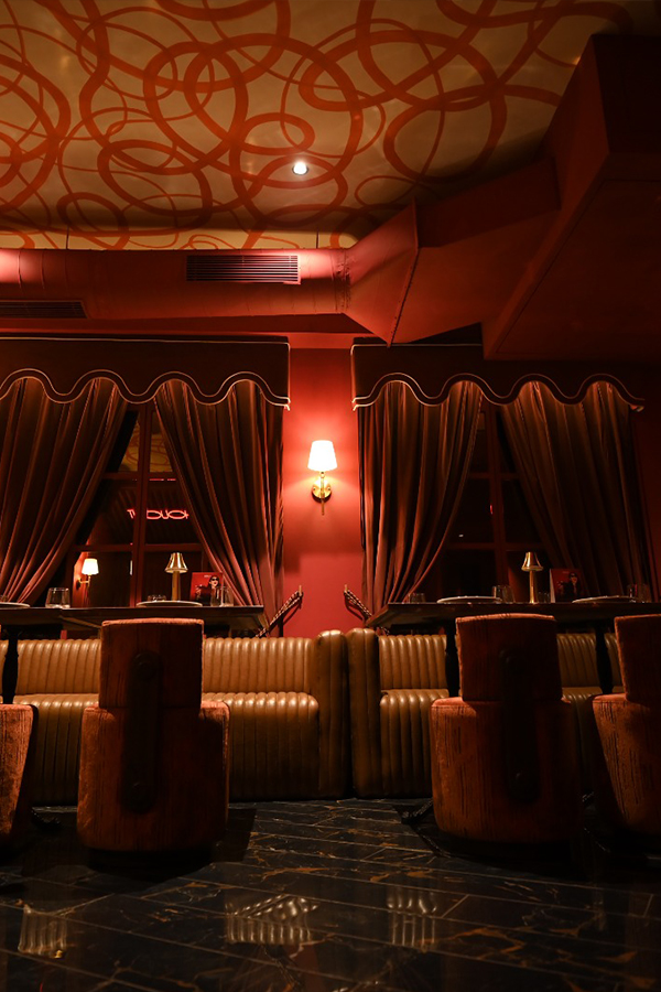 An exclusive speakeasy bar, redefining nightlife with an air of sophistication and artisanal cocktails